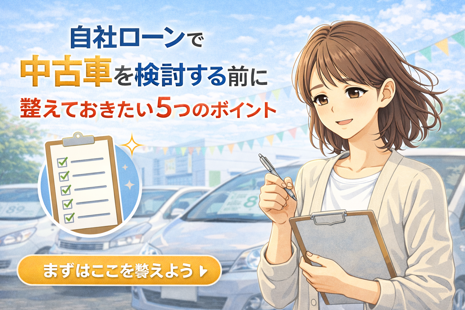 自社ローン申し込み前の5つの準備ポイント