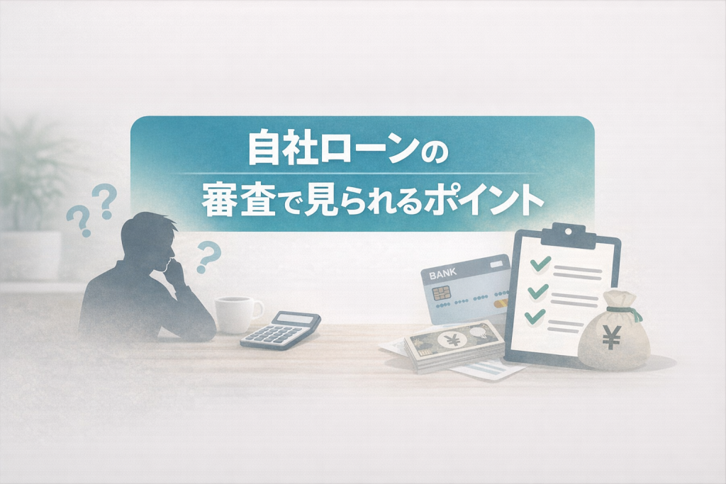 自社ローンの審査で見られるポイント