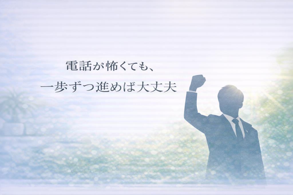 一歩ずつ進めば大丈夫